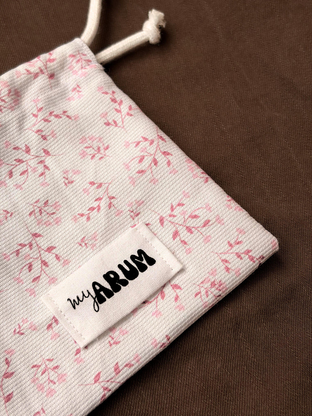 photo du pochon my arum blanc et rose